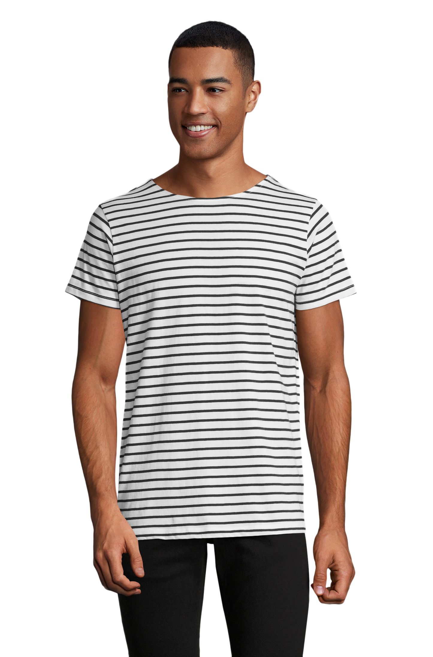MILES MANNEN - 904 - WIT / MARINEBLAUW