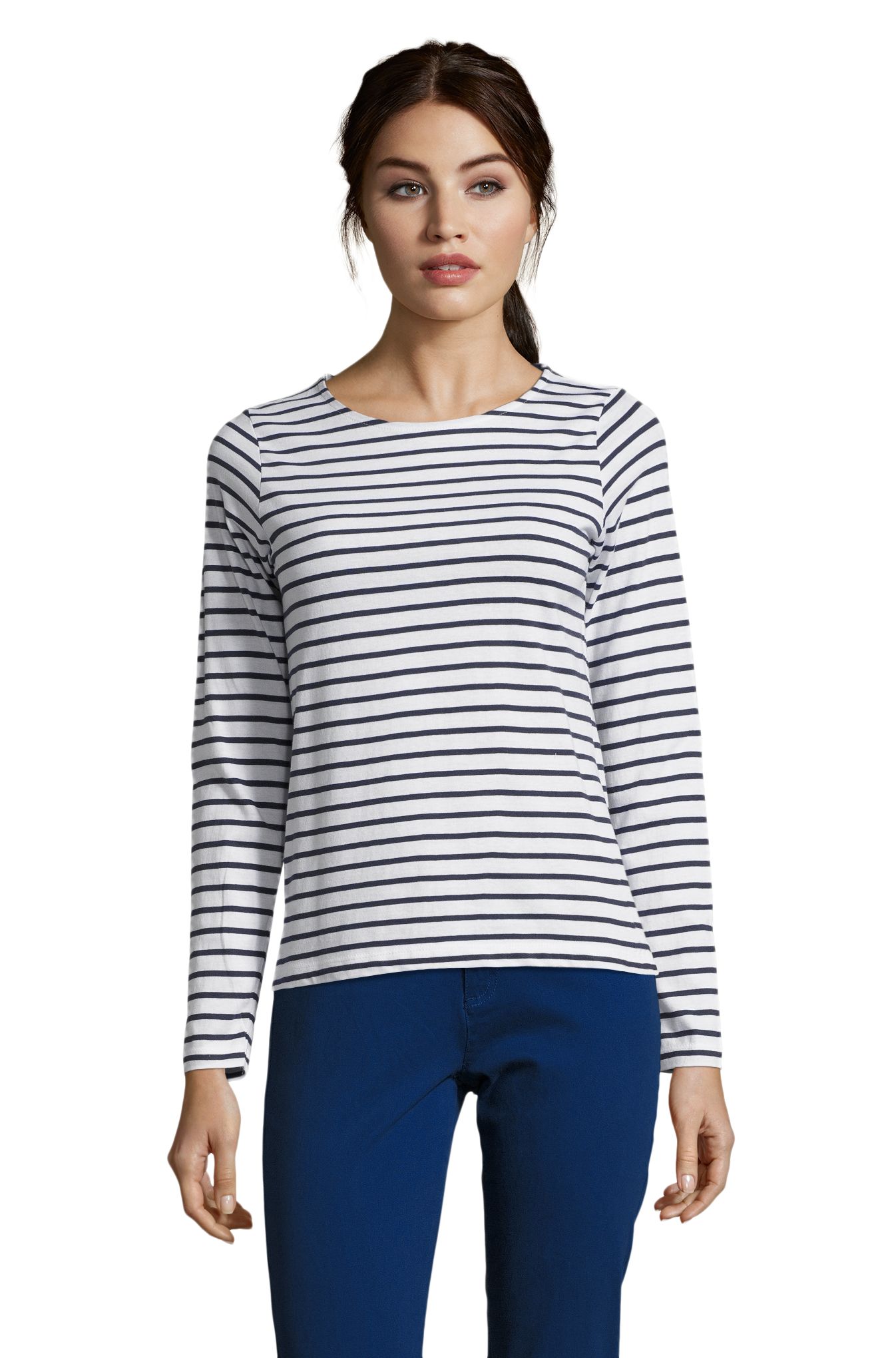 FEMMES MARINES - 904 - BLANC / BLEU MARINE
