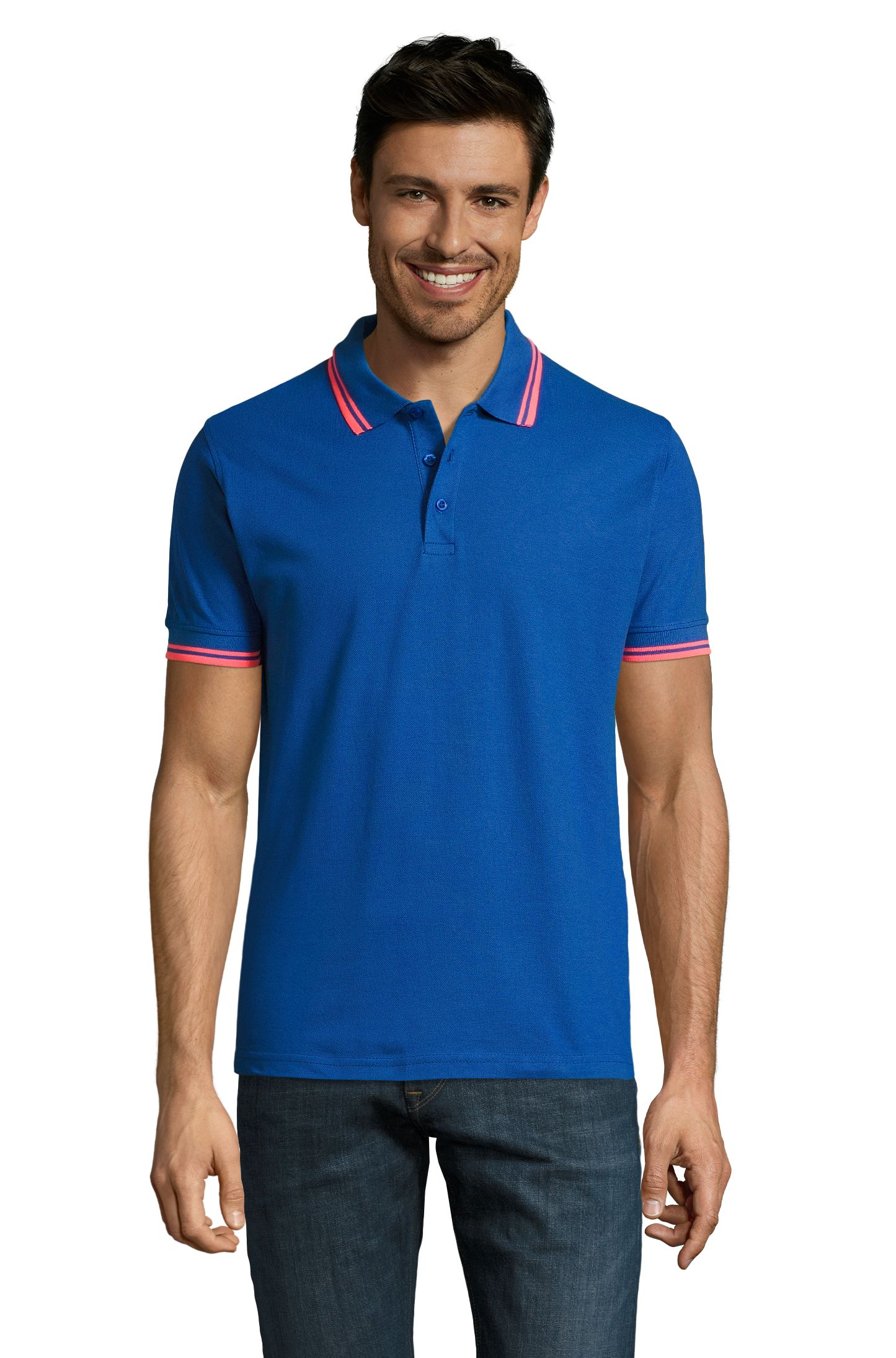 PASADENA MANNEN - 529 - KONINGSBLAUW / FLUORESCEREND KORAAL