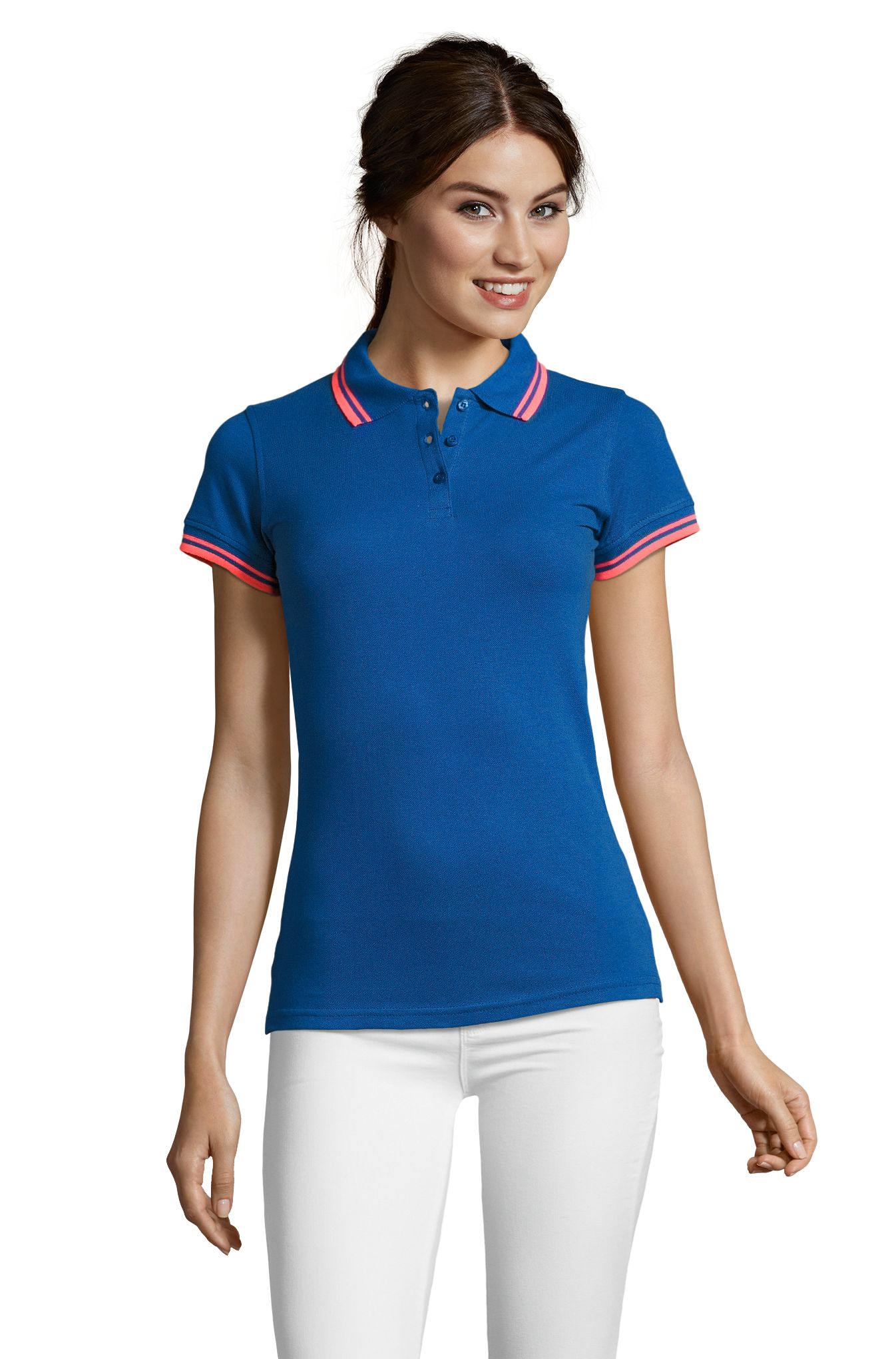 PASADENA VROUWEN - 529 - KONINGSBLAUW / FLUORESCEREND KORAAL