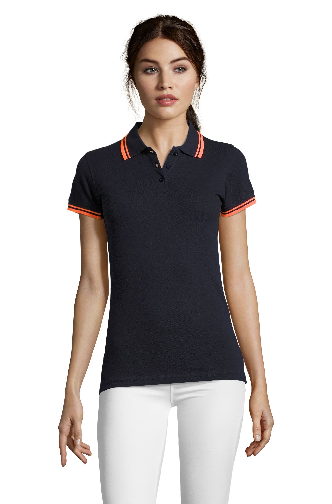PASADENA VROUWEN - 535 - ULTRAMARIJNBLAUW / FLUORESCEREND ORANJE