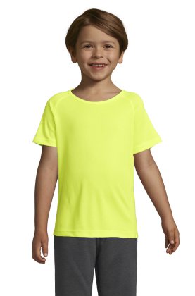 SPORTIEVE KINDEREN - 306 - FLUORESCEREND GEEL