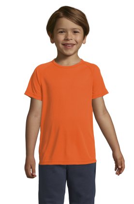 SPORTIEVE KINDEREN - 404 - FLUORESCEREND ORANJE
