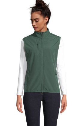 Gilet sans manches zippé Falcon pour femme - 266 - VERT FORÊT