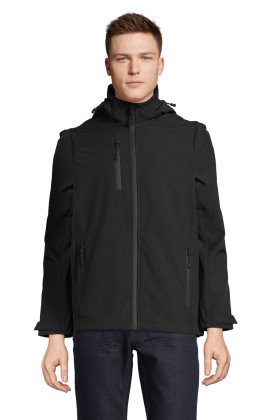 Veste softshell 3 en 1 Falcon - 312 - NOIR