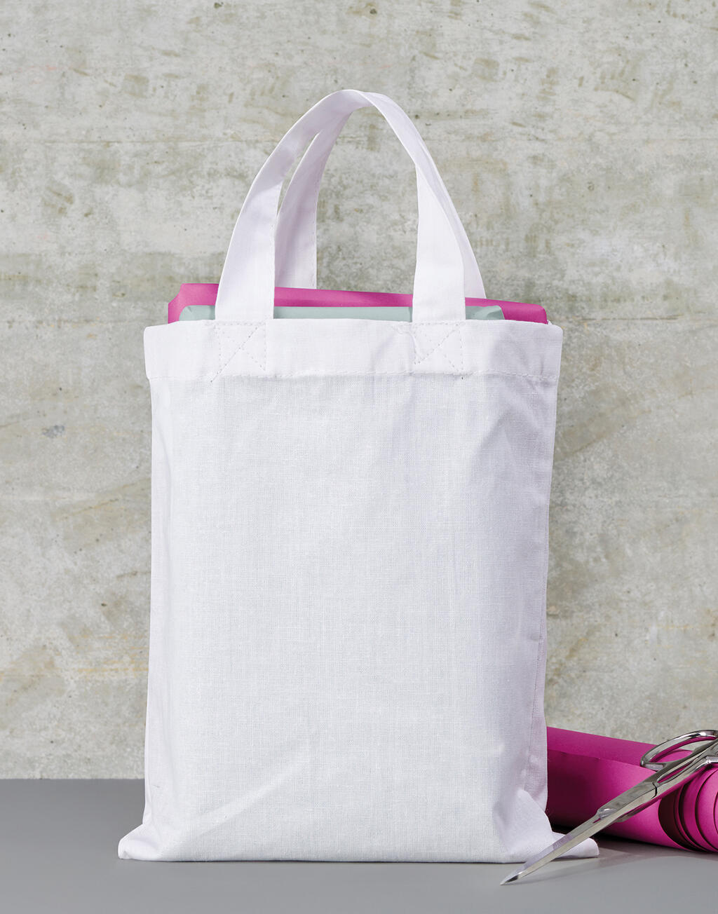 Kleine katoenen shopper