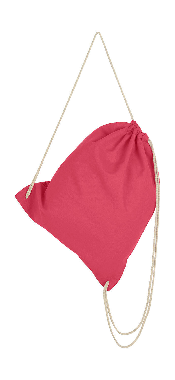 Sac à dos à cordon marron - 435 - Rouge Rouge