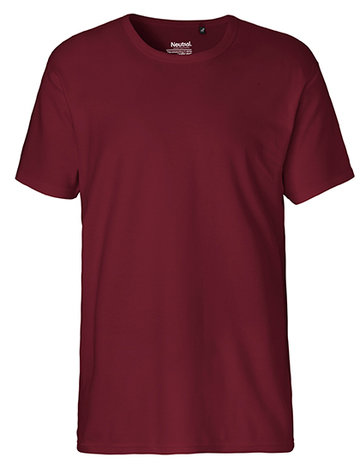 T-shirt interlock pour homme - 26 - Bordeaux