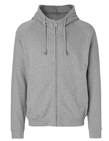Sweat à capuche unisexe et fermeture éclair - 21 - Gris Sport