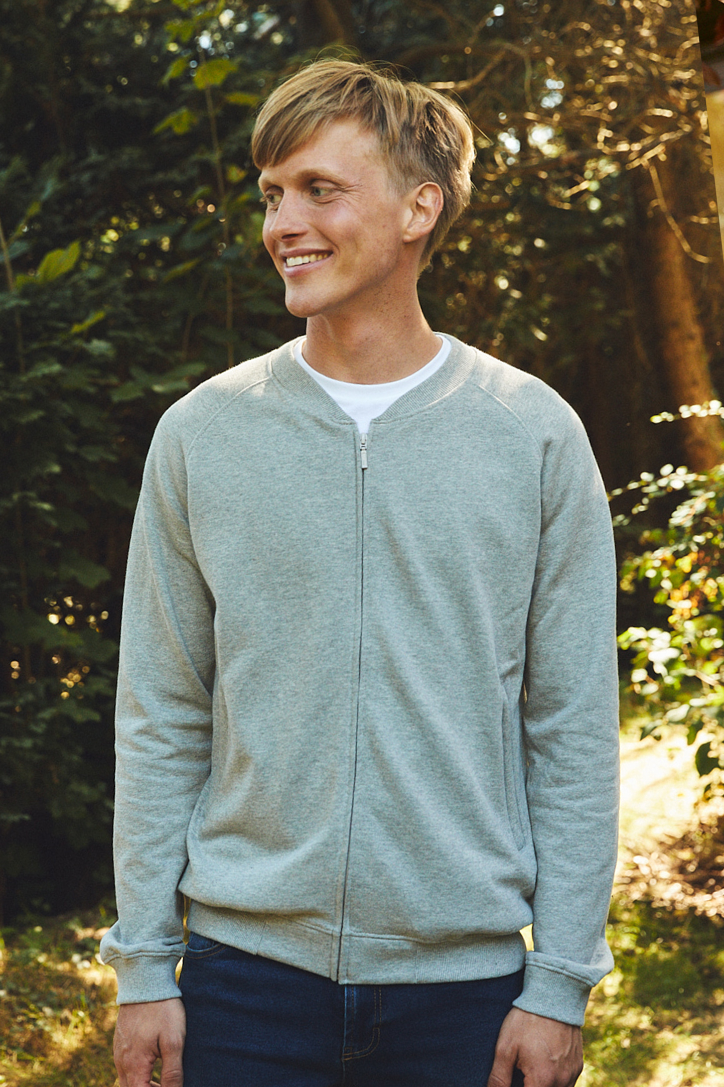 Unisex jas met ritssluiting