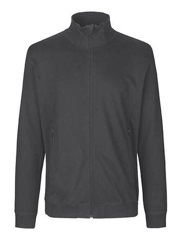 Unisex jas met hoge kraag - 06 - Houtskool