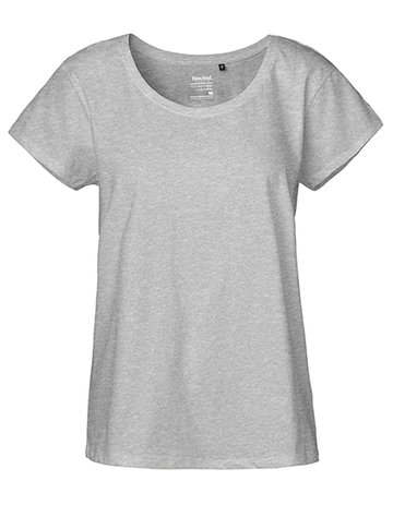 Dames T-shirt met losse pasvorm - 21 - Sportgrijs