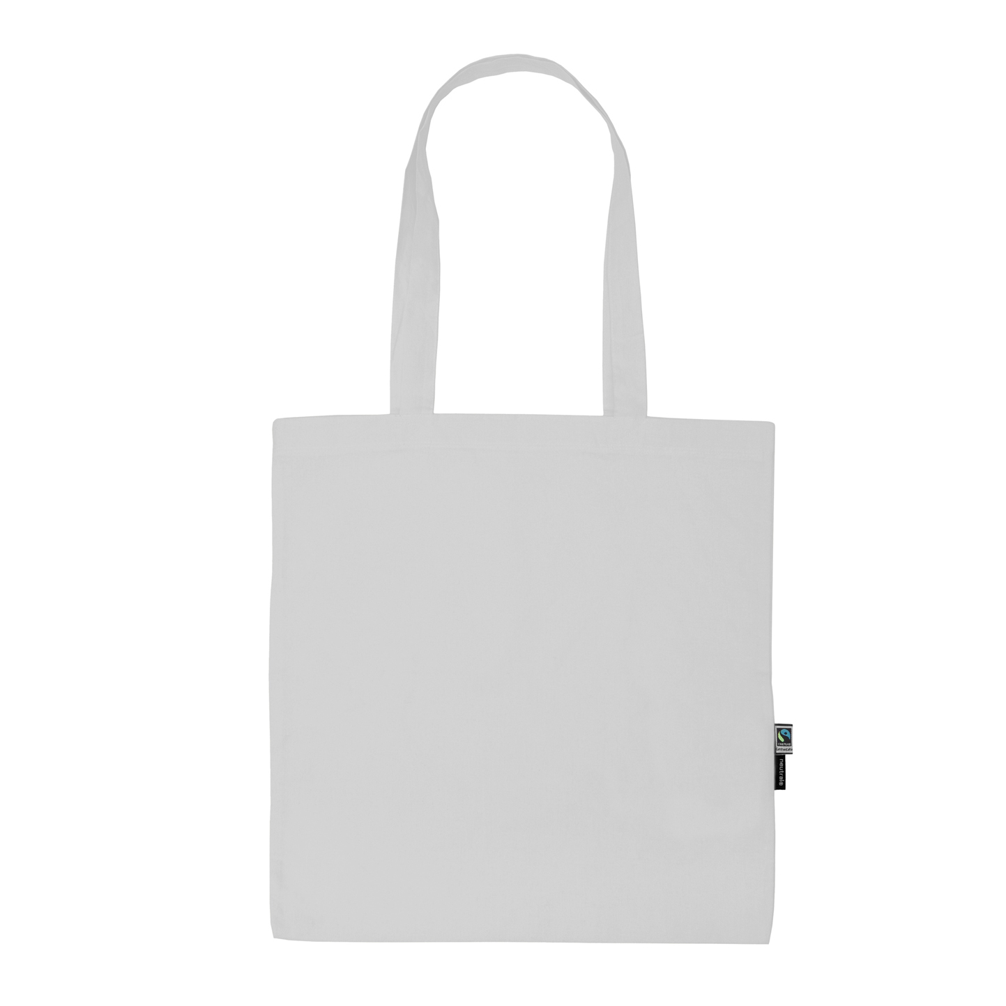 Sac à provisions à anses longues - 01 - Blanc