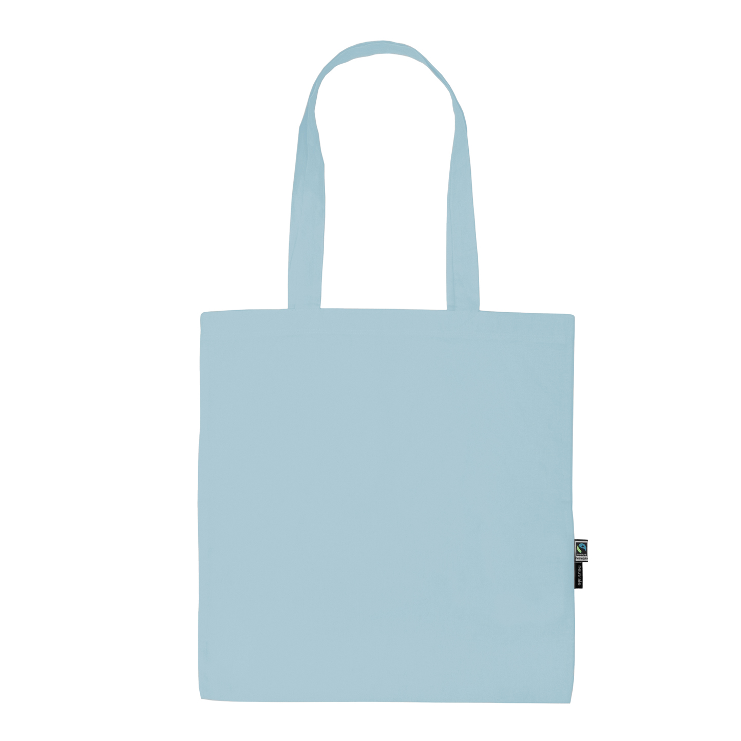 Sac à provisions à anses longues - 69 - Bleu clair