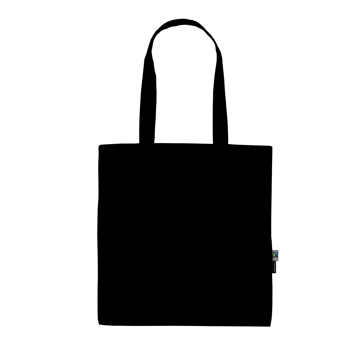 Sac à provisions à anses longues - 03 - Noir