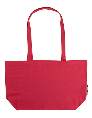 Boodschappentas met zijvouw - 05 - Rood