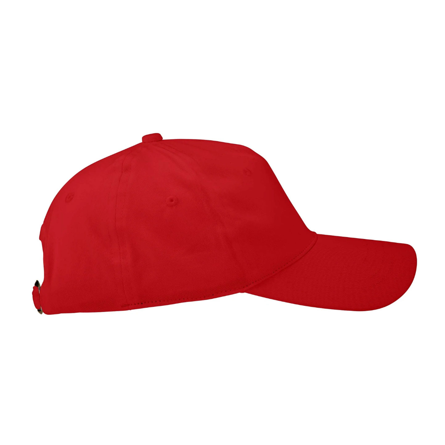 Twill Cap Bio 5 Panels - 05 - Rood