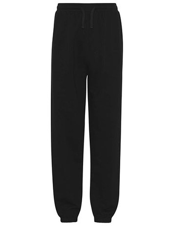 Unisex joggingbroek met elastische boord - 03 - Zwart