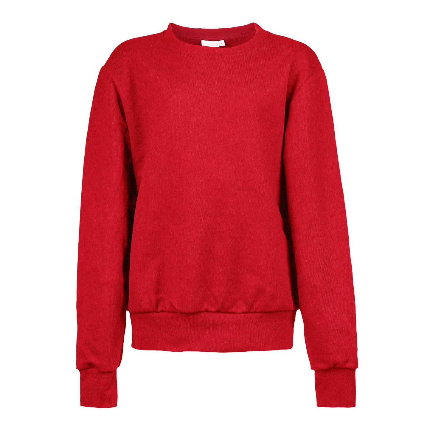 Sweat-shirt à col rond pour enfants  - 28 - Rouge Sport