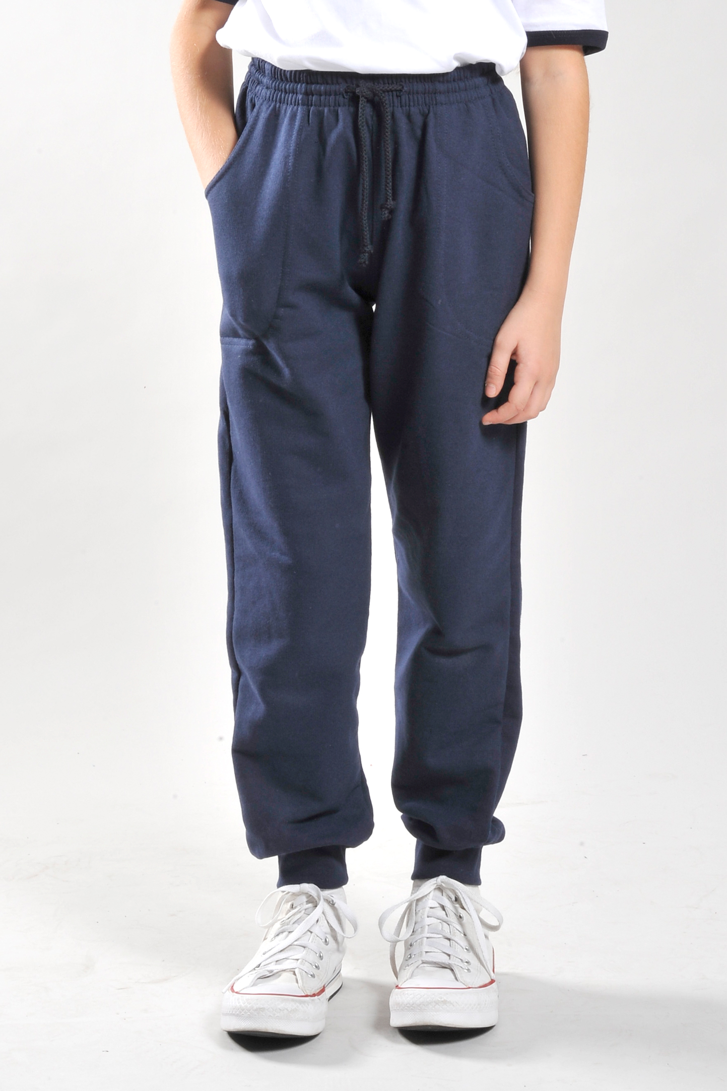 Kinderbroek van badstof