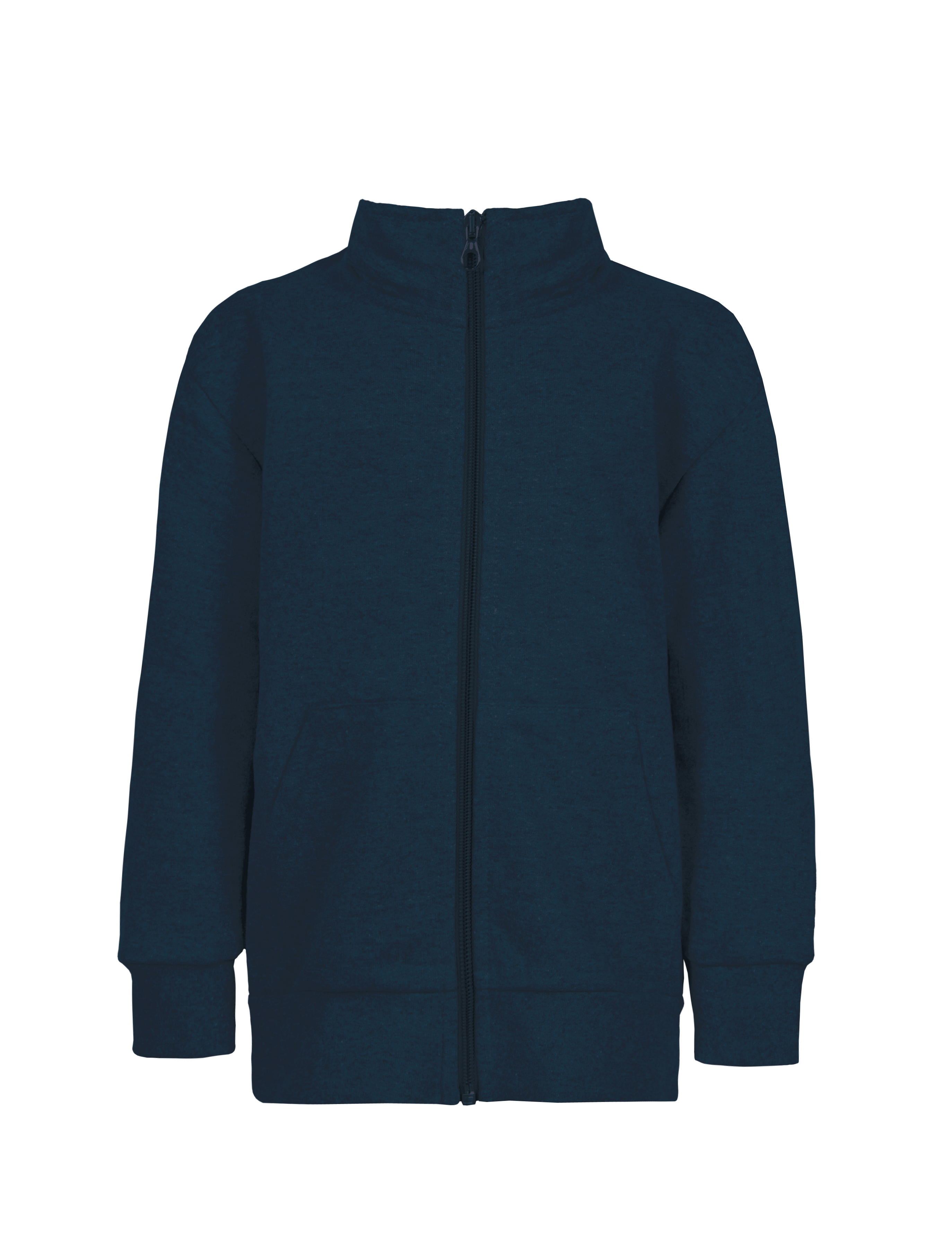 Veste enfant en molleton 100 % coton. - 18 - Bleu