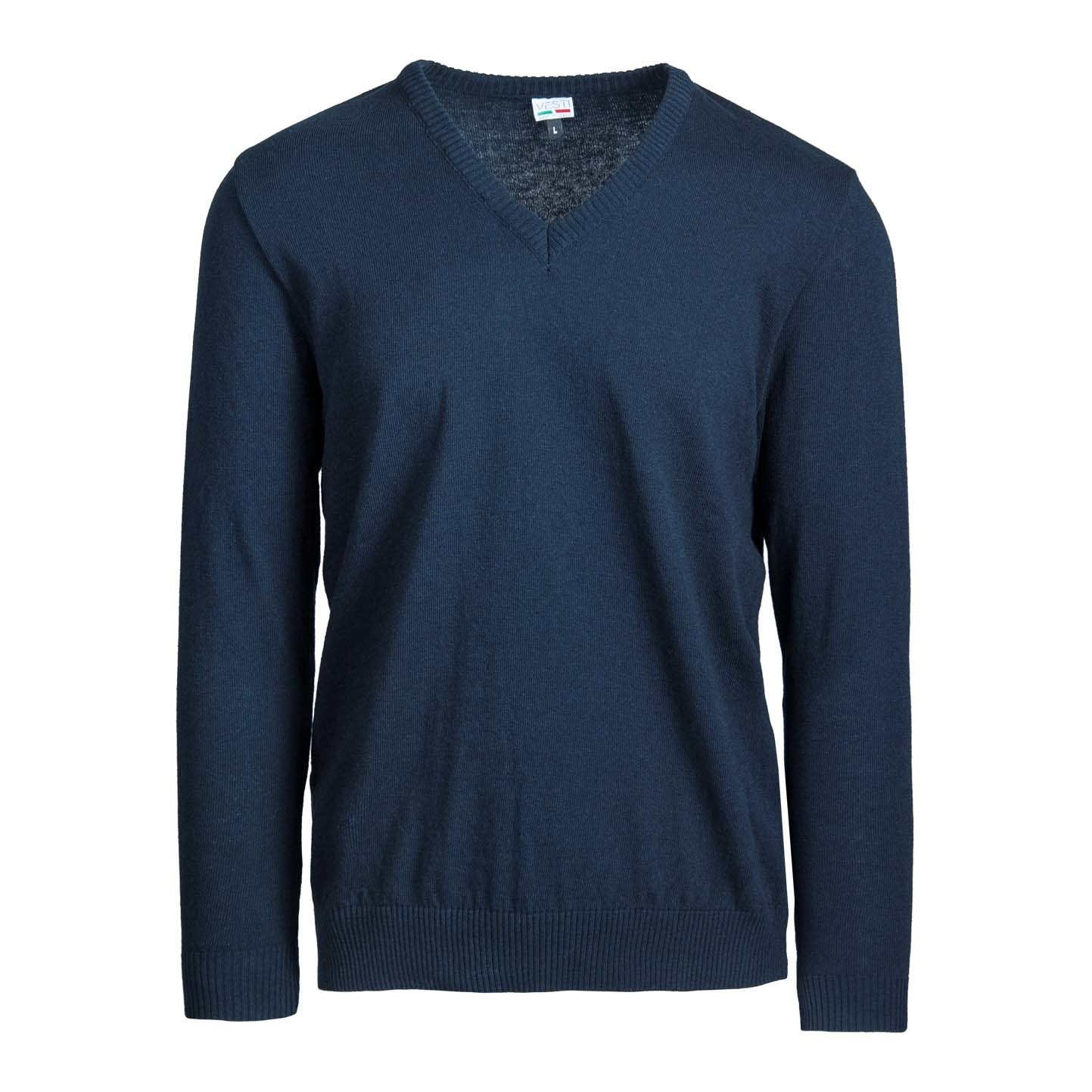 Kinderpullover met V-hals - 2052 - Blauw 52