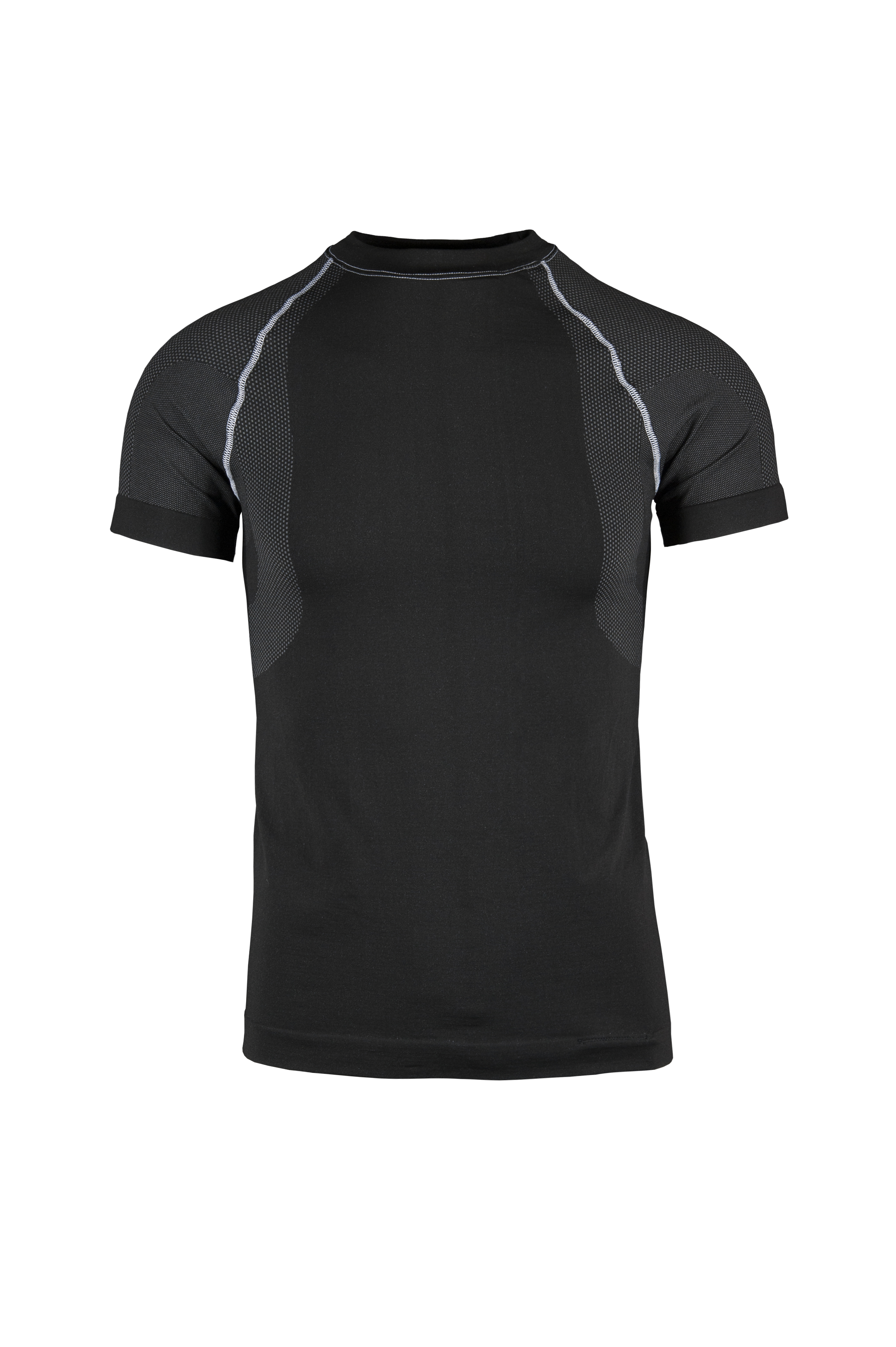 Maillot thermique unisexe à manches courtes  - 11GR - Ombre Noire/Greggio