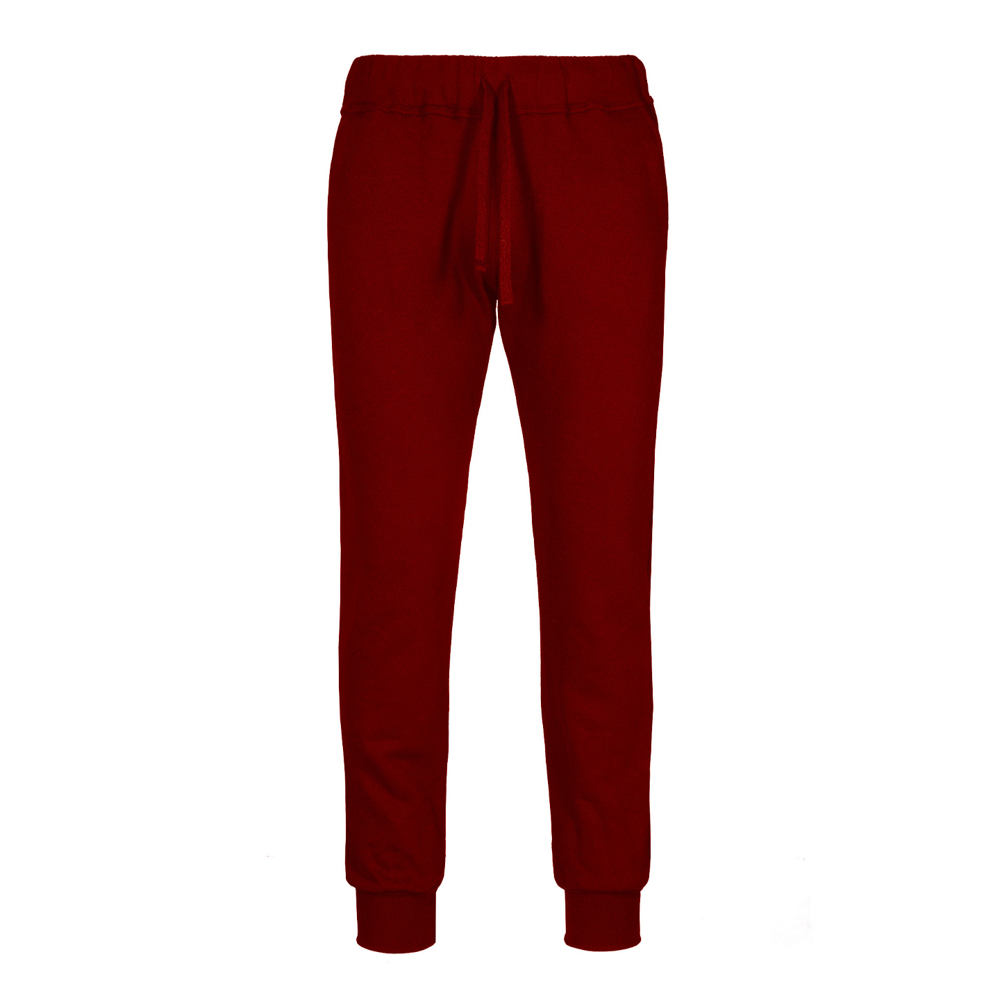 Getailleerde broek van French Terry fleece - 48 - Bordeaux Sport