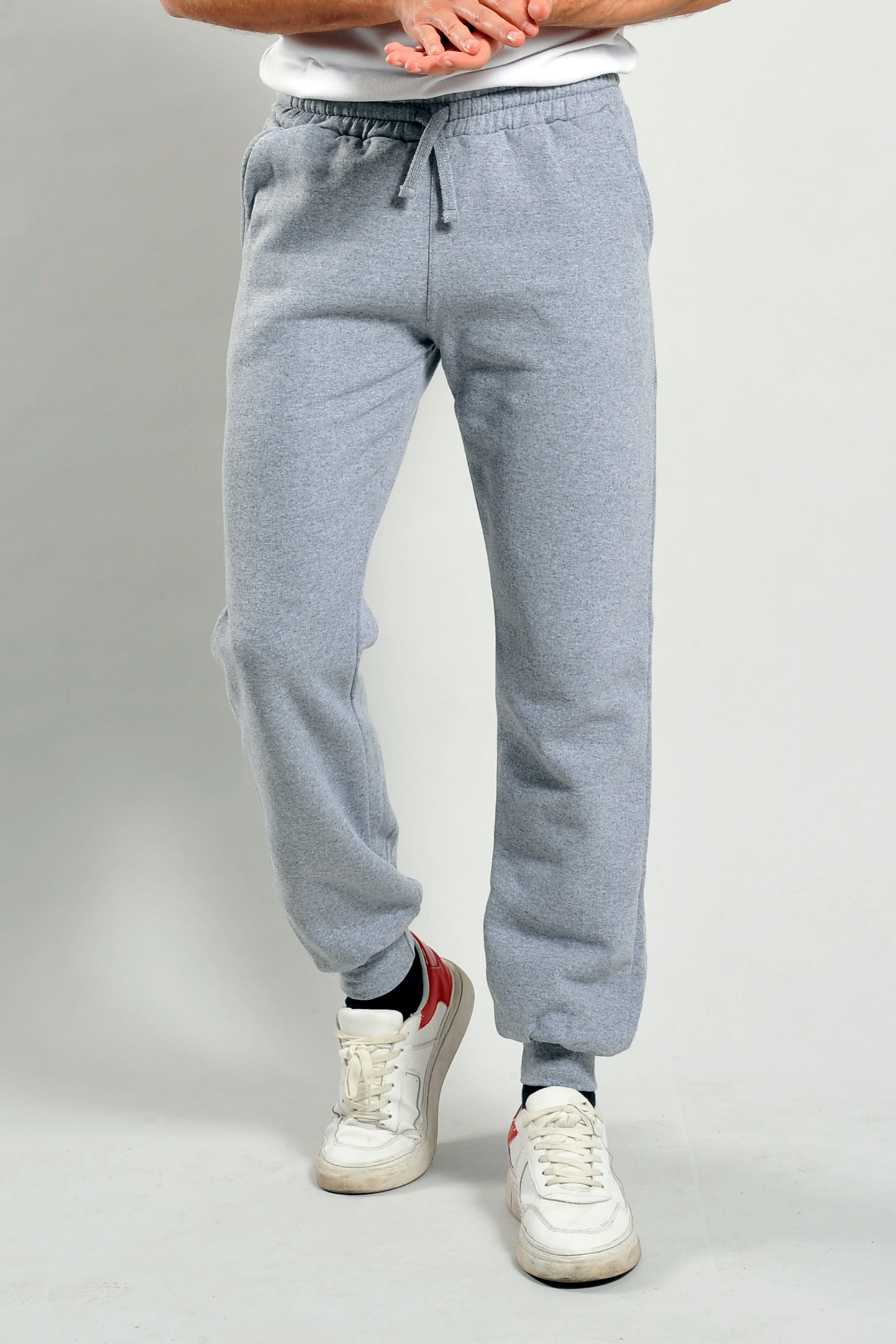 Getailleerde broek van French Terry fleece