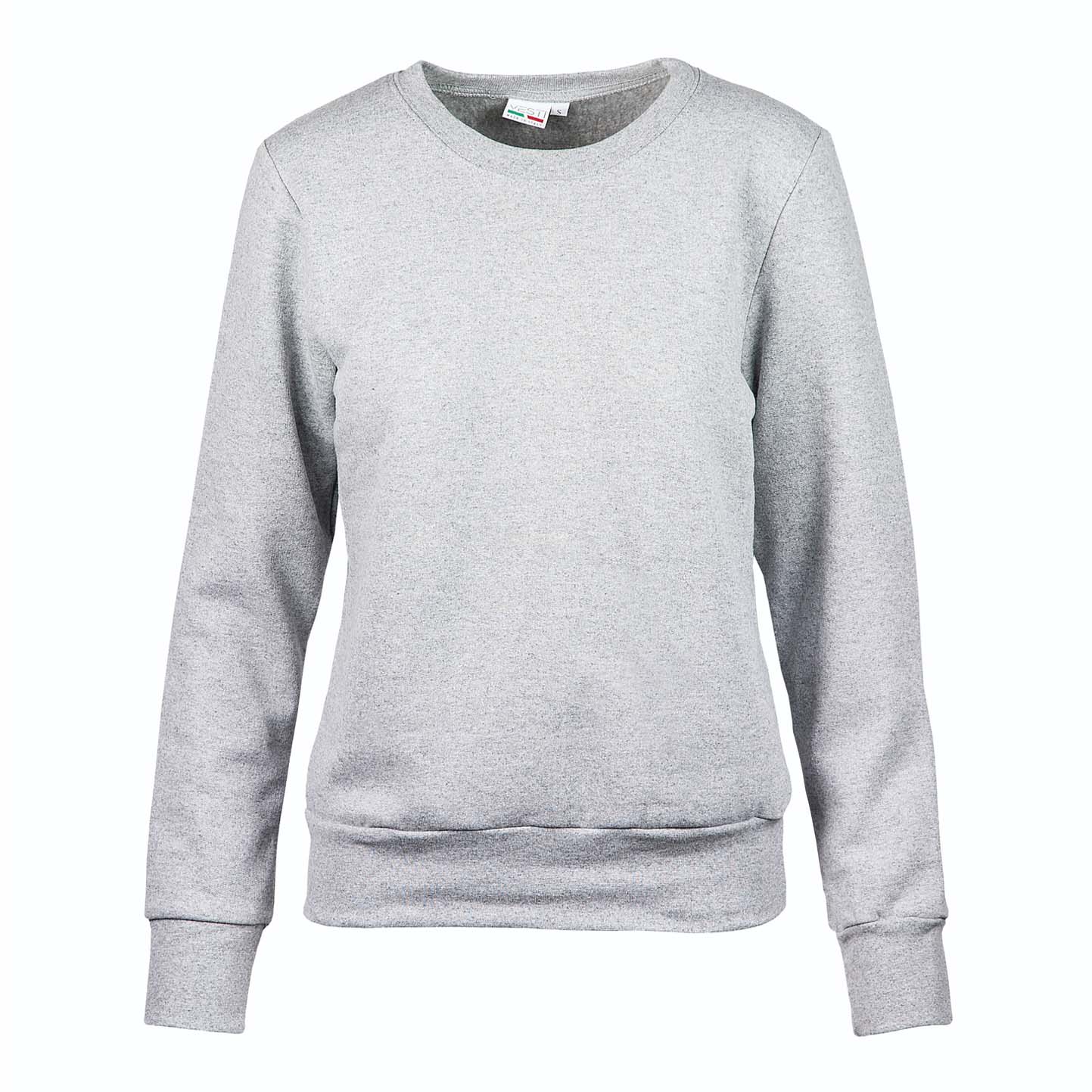 Dames sweatshirt met ronde hals van French Terry-stof - 75 - As