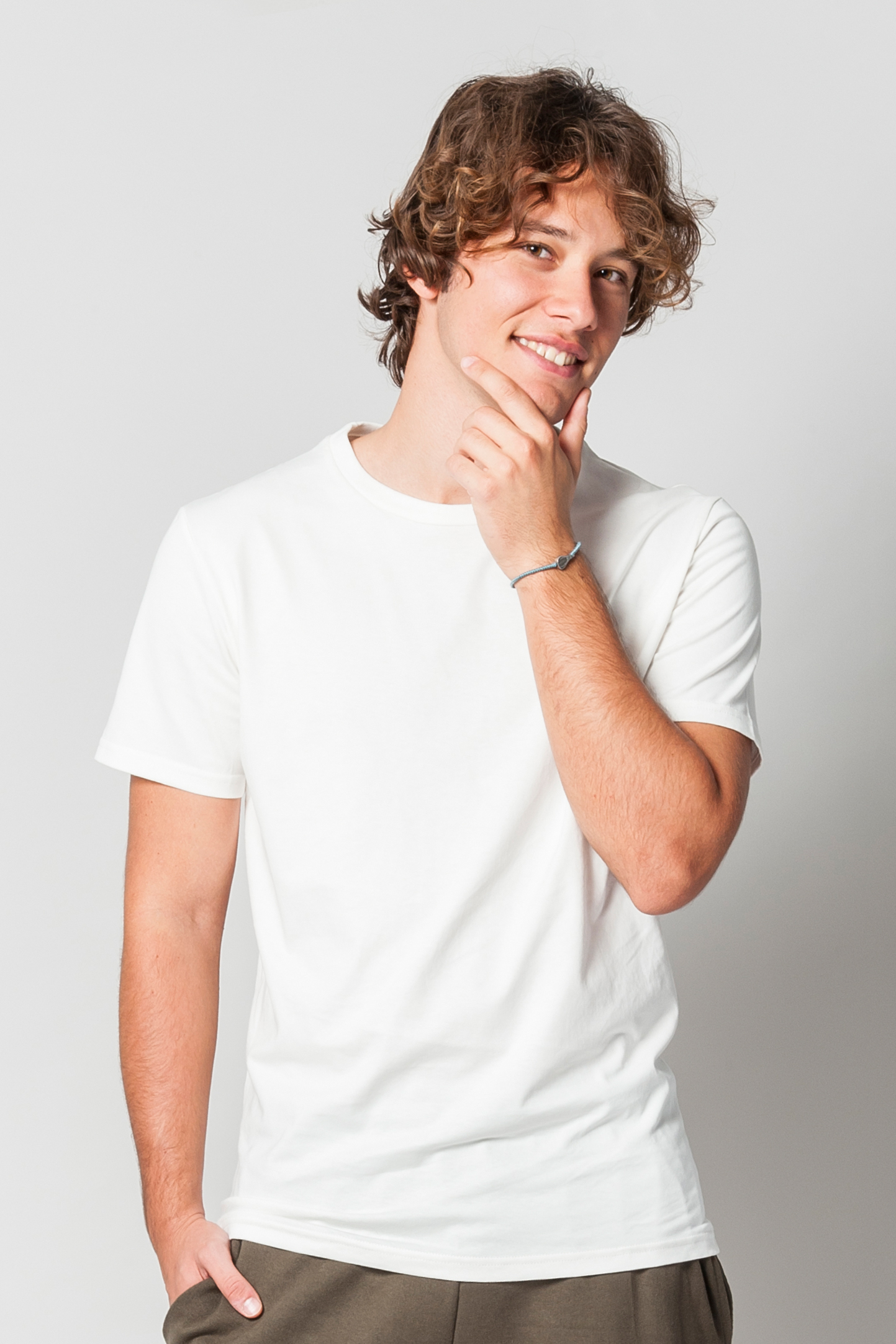 Biologisch T-shirt met ronde hals en korte mouwen