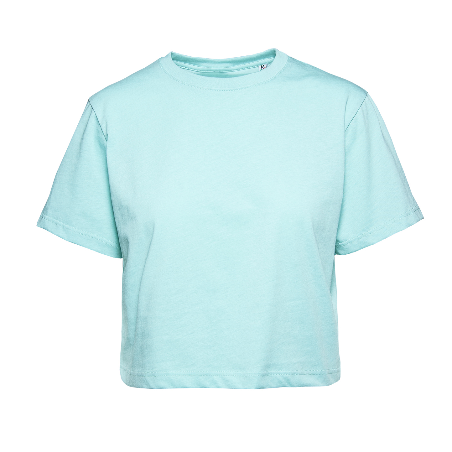 Pull à manches courtes et col rond pour femme - RF - Eau de mer
