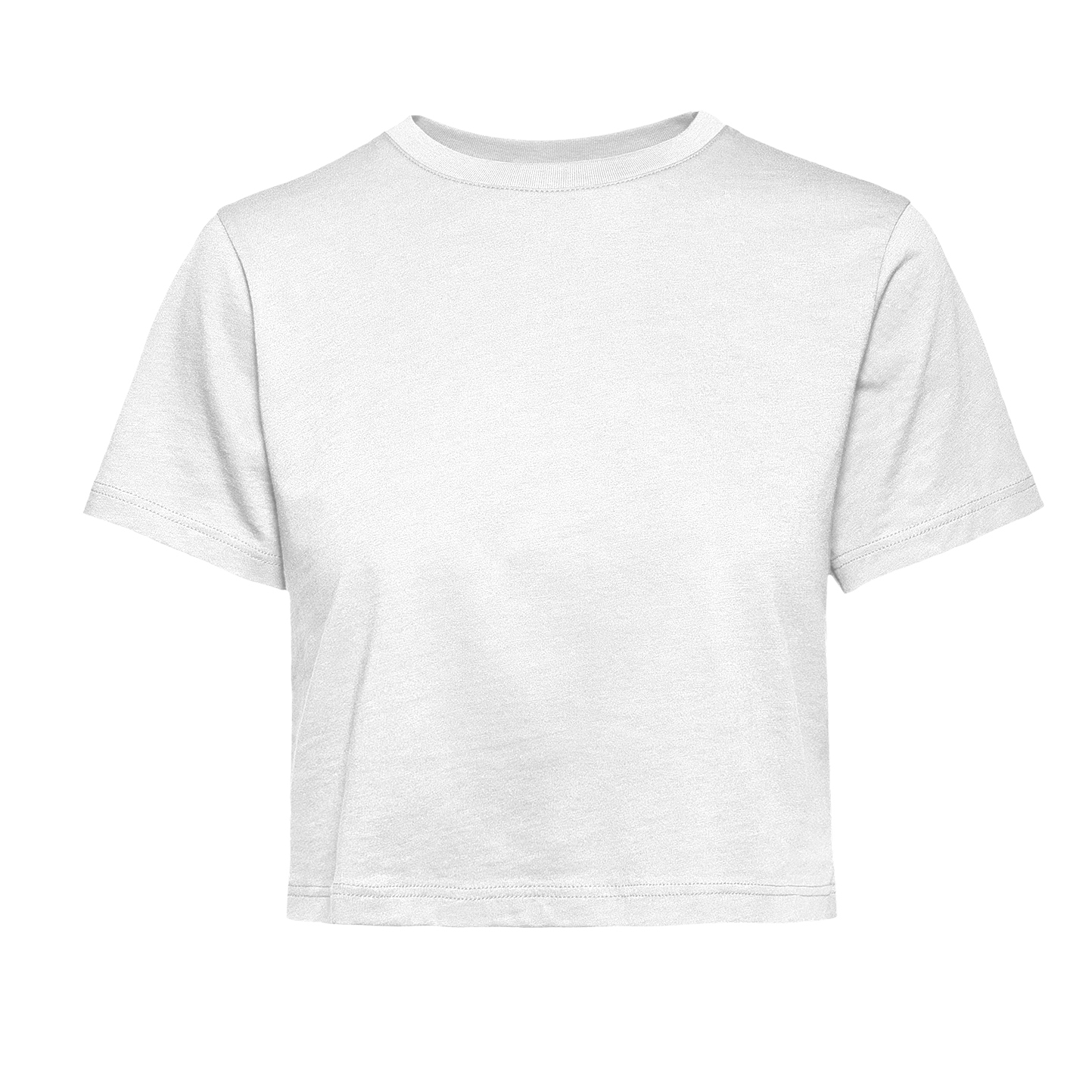 Pull à manches courtes et col rond pour femme - 99 - Blanc