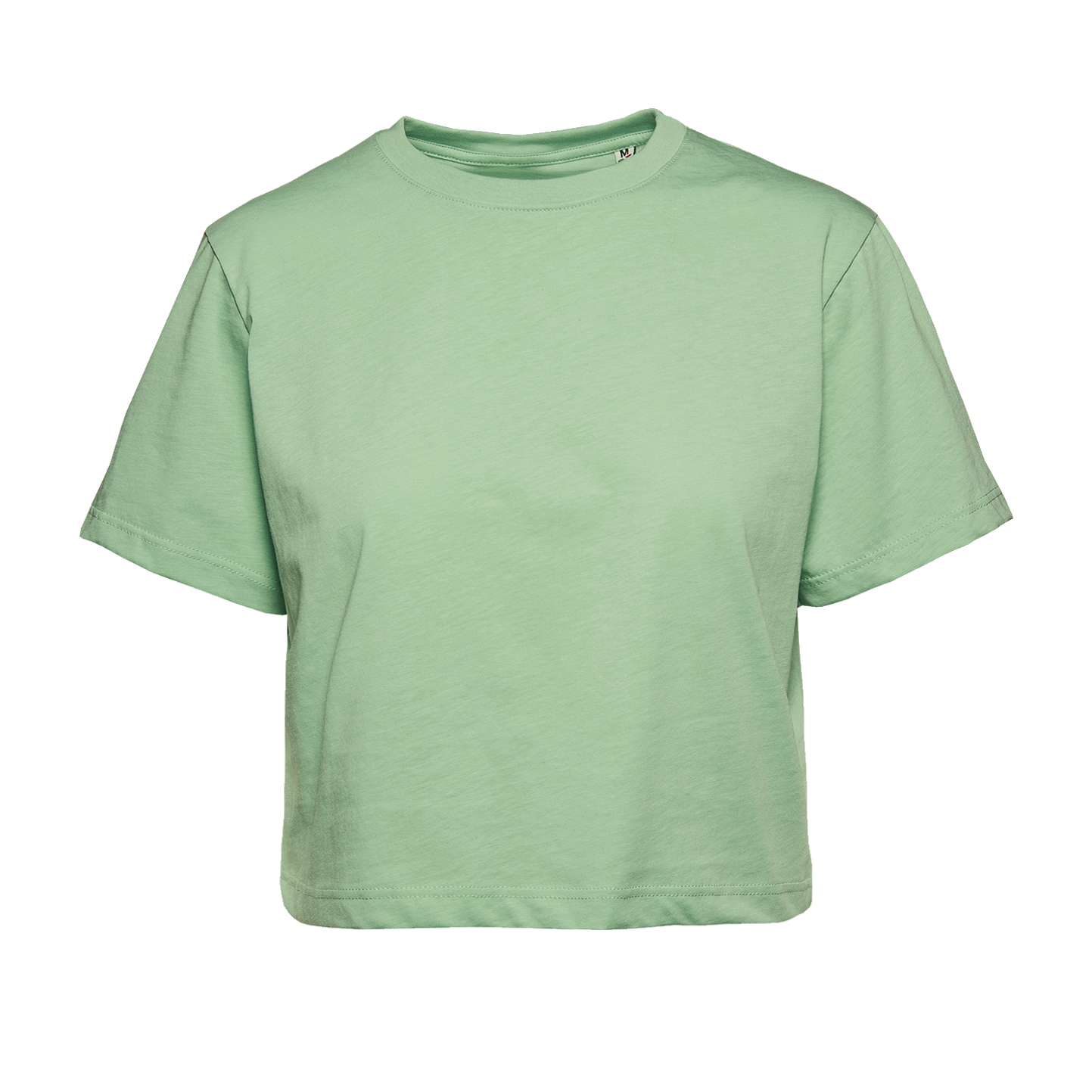 Pull à manches courtes et col rond pour femme - SV - Sage