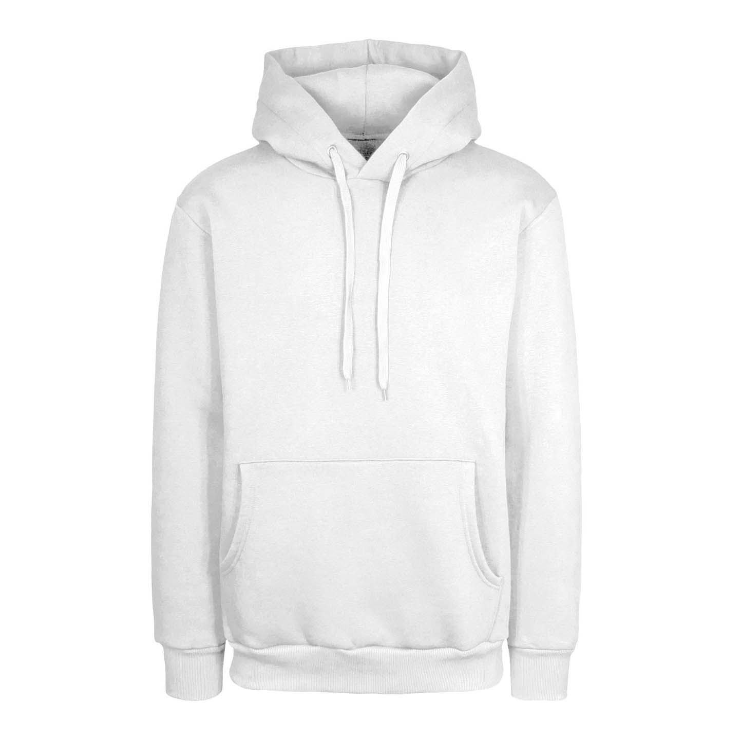 Poche kangourou Capuche doublée - 98 - Blanc crème