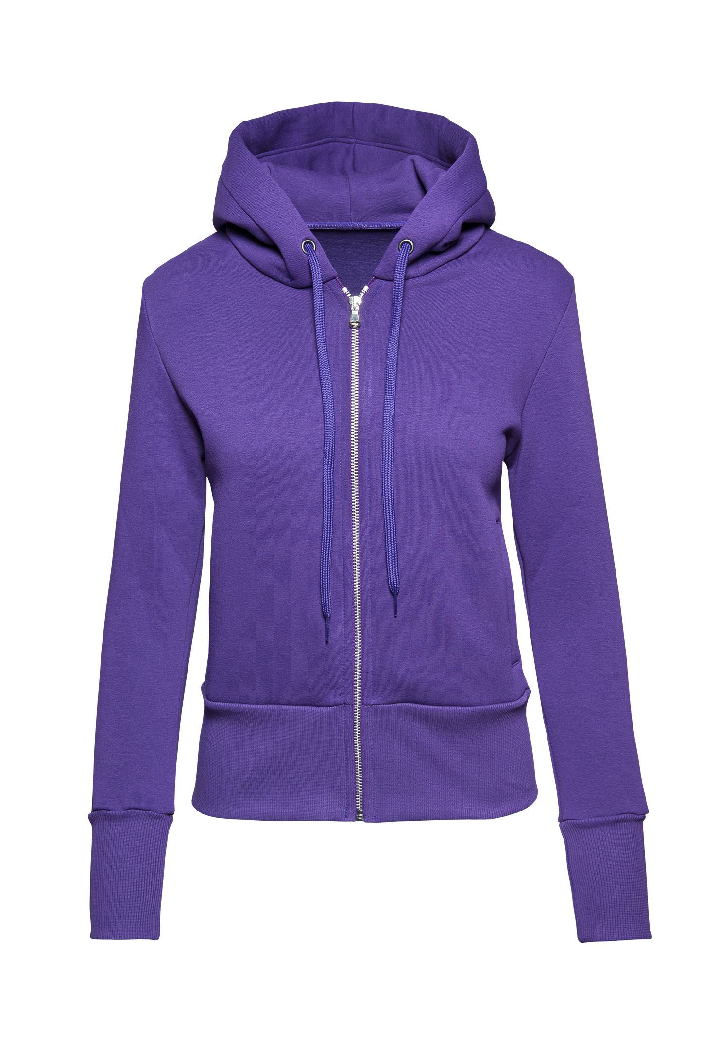 Sweat à capuche zippé doux pour femme  - VI - Alto