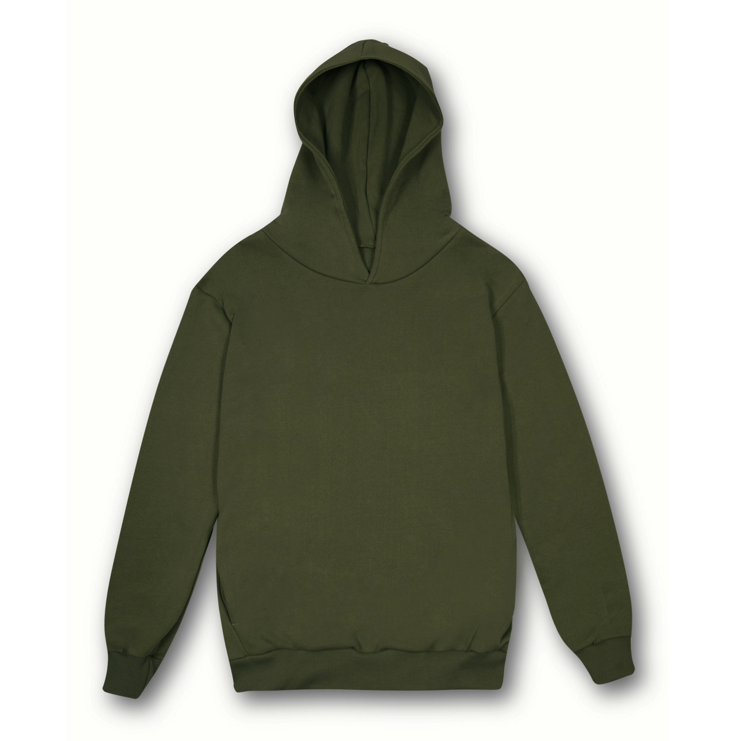 Sweat à capuche doux unisexe Mya, coupe urbaine - VM - Militaire sombre
