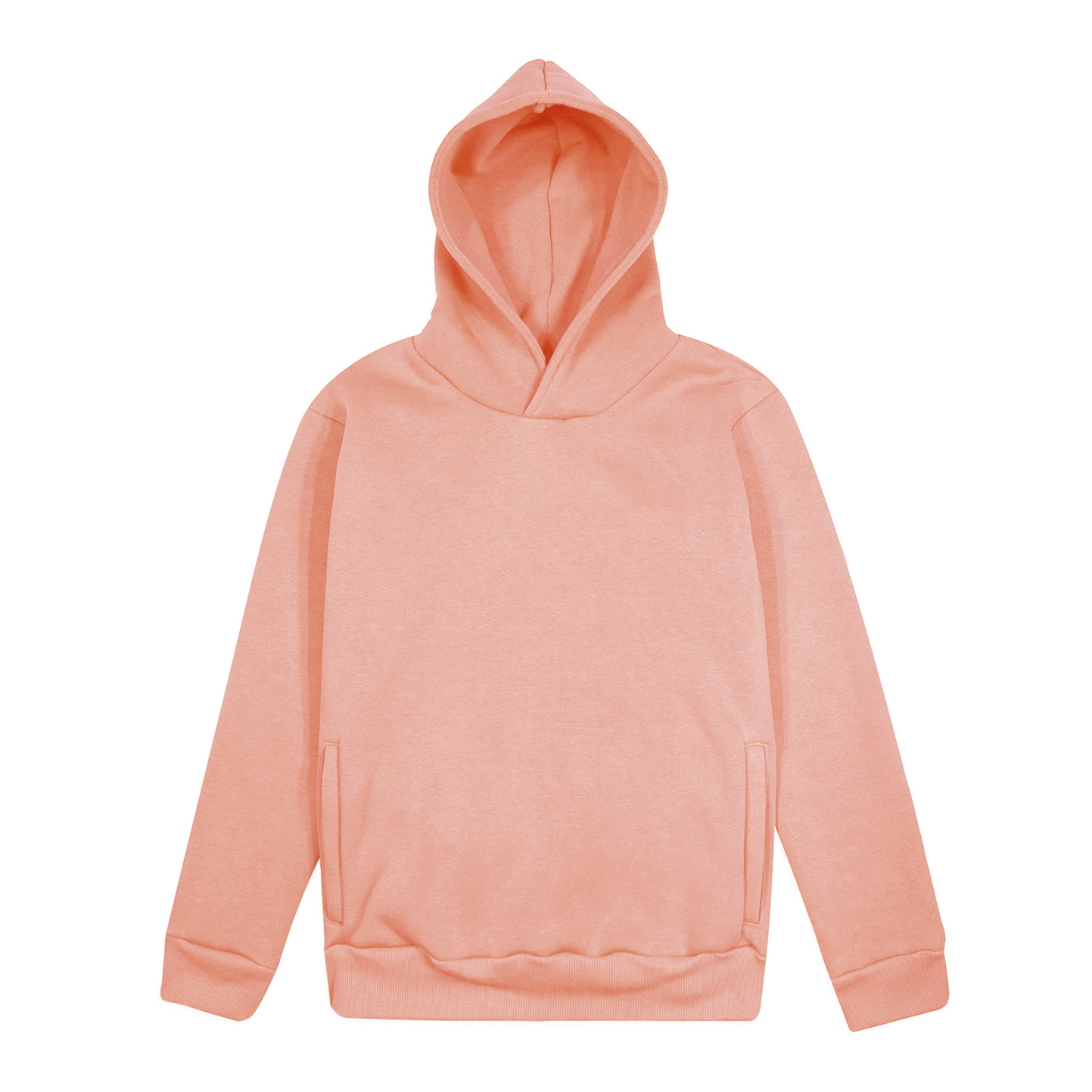 Sweat à capuche doux unisexe Mya, coupe urbaine - AL - Abricot