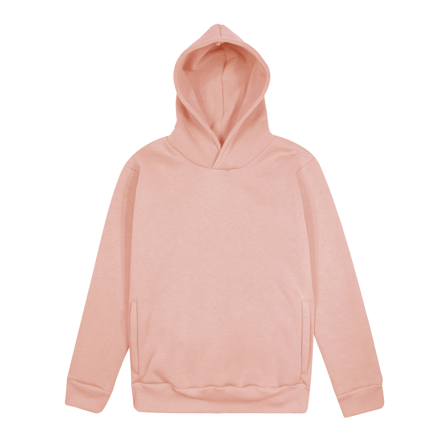 Sweat à capuche unisexe Sya en molleton, coupe urbaine - RP - Rose poudré