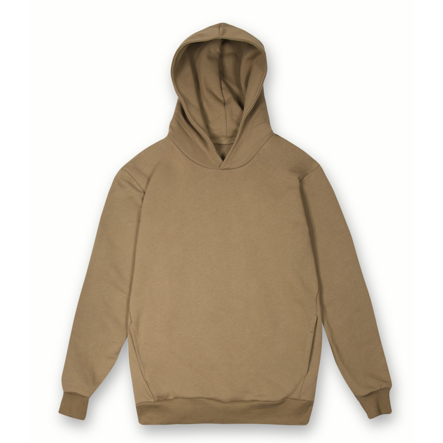 Sweat à capuche unisexe Sya en molleton, coupe urbaine - TB - Tabac