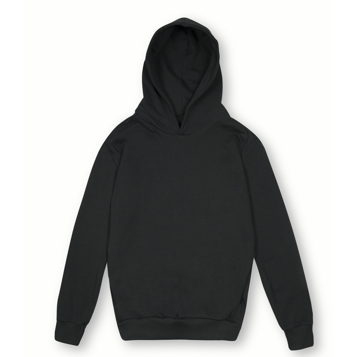 Sweat à capuche unisexe Sya en molleton, coupe urbaine - 12 - Noir