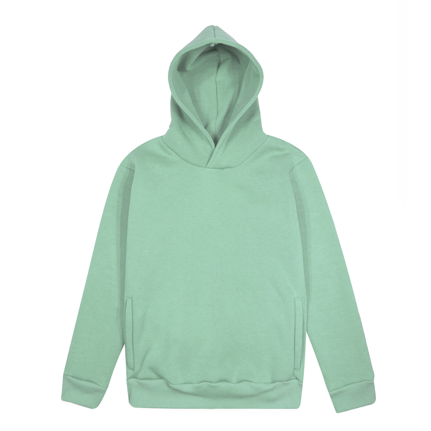 Sweat à capuche unisexe Sya en molleton, coupe urbaine - SV - Sage