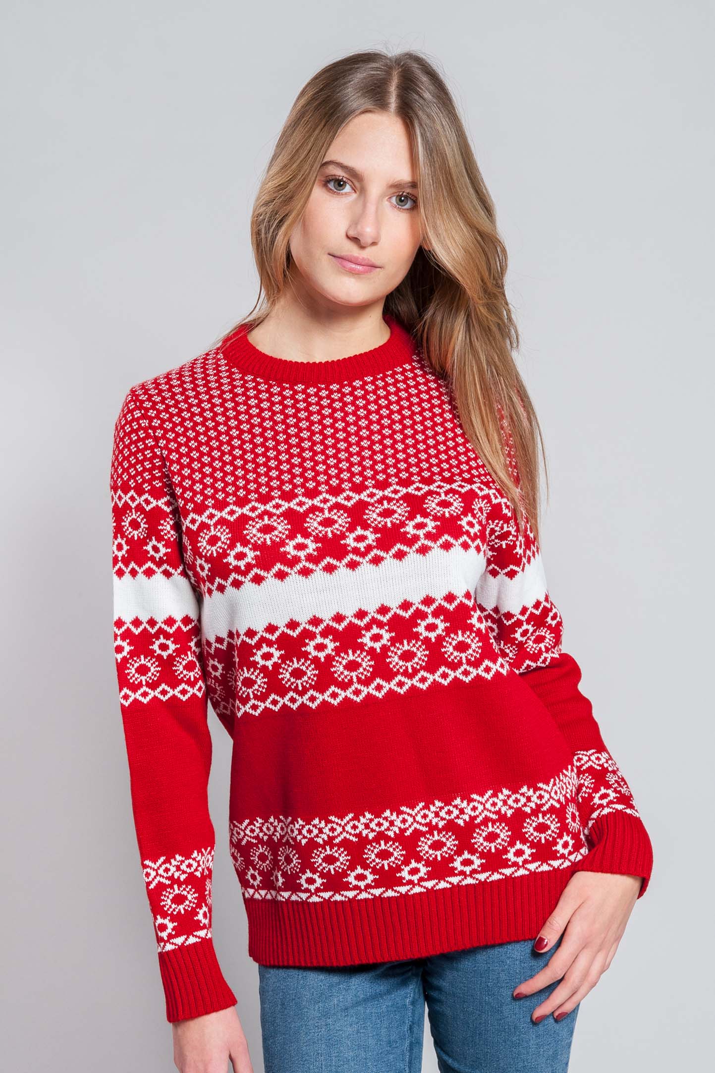 gros pull à col rond 