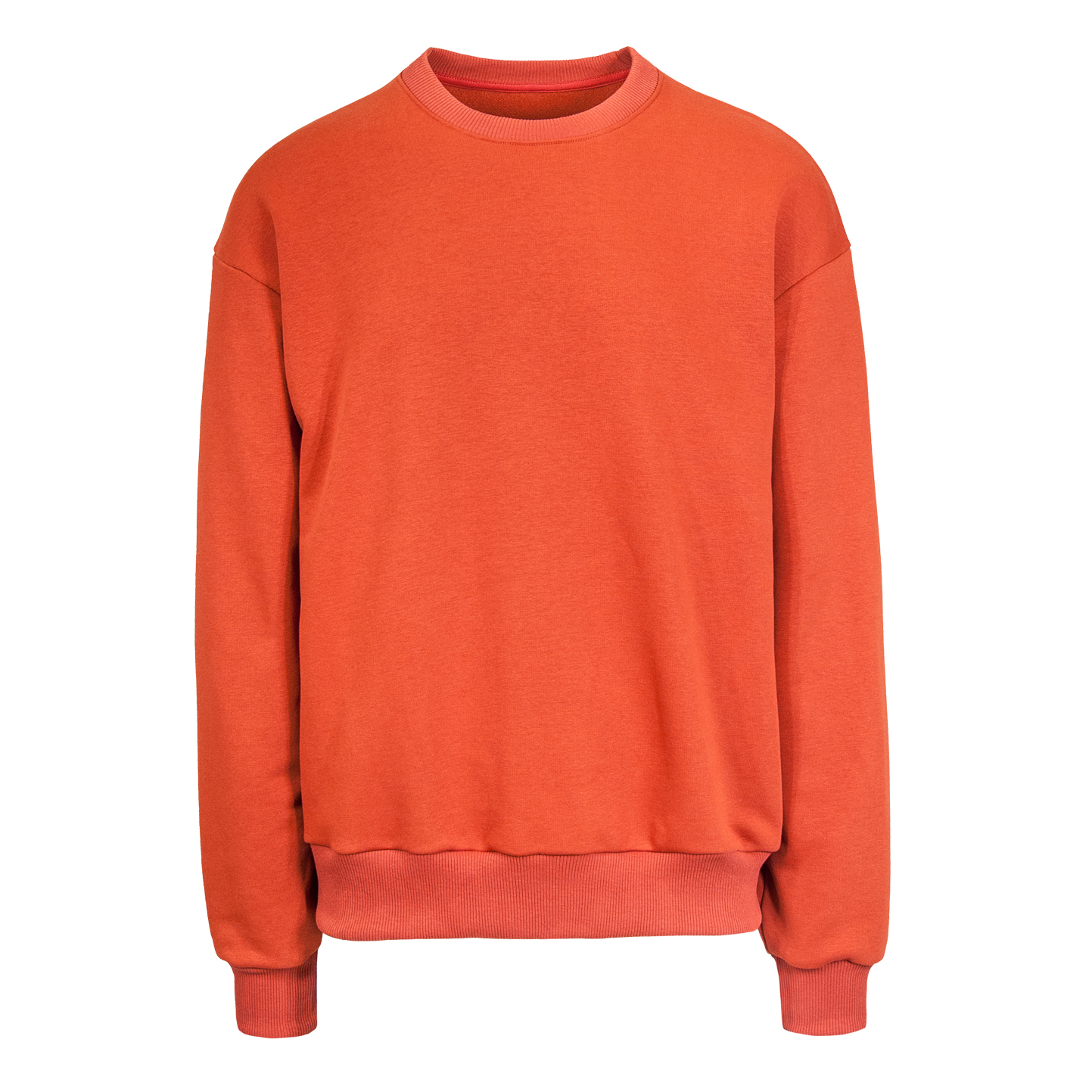 365 unisex oversized sweater met ronde hals - 29 - Terracotta