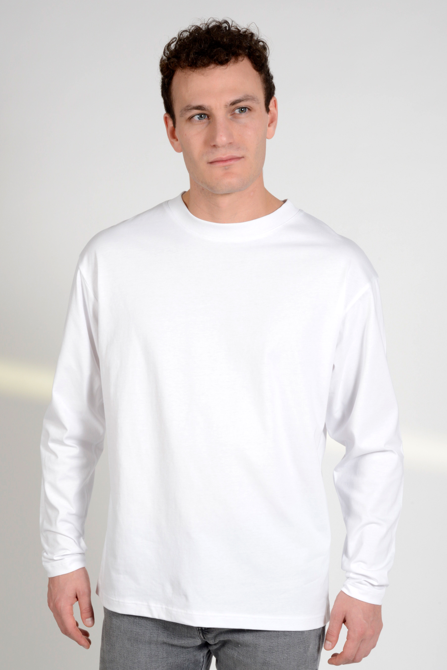 Unisex oversized T-shirt met lange mouwen