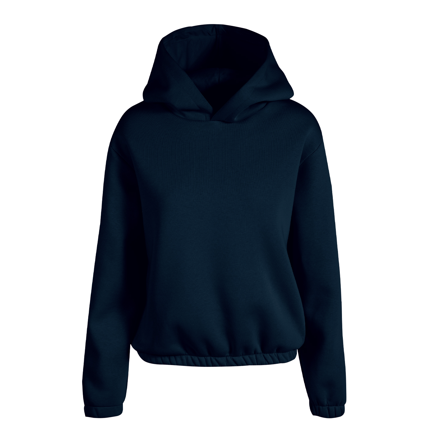 Sweat boxy femme à capuche - NY - Bleu marine