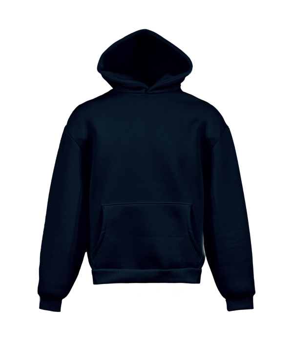 Zachte boxy hoodie - NY - Marineblauw