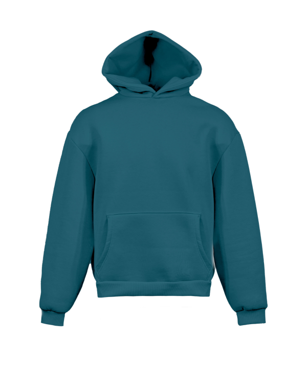 Zachte boxy hoodie - PT - Olie
