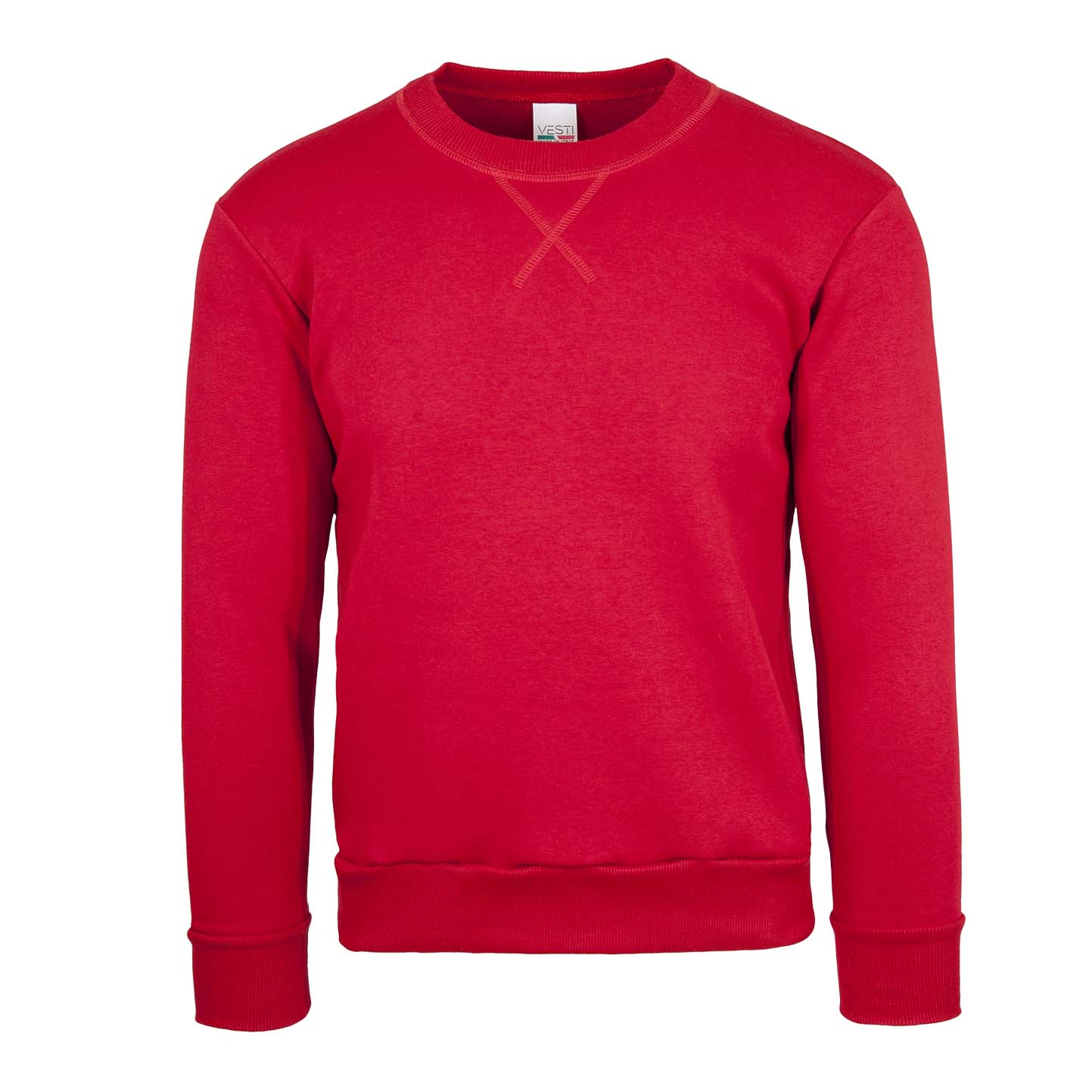 Trui met ronde hals - RO - Rood