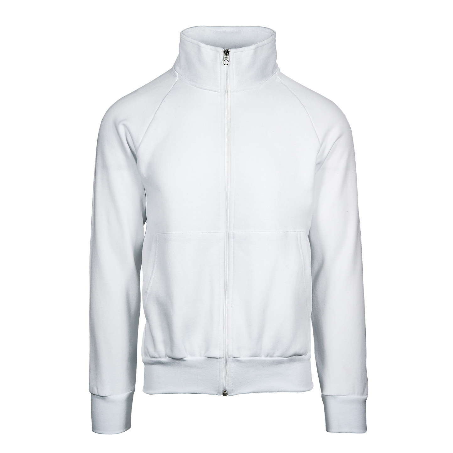 Trui met lange ritssluiting - 99 - Wit
